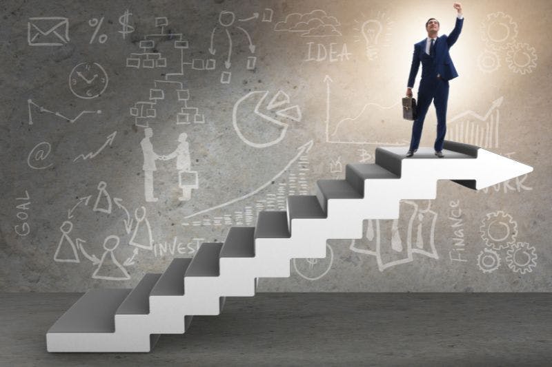 Steps in the accrual to cash adjustment