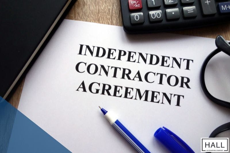 Independent contractor agreement, highlighting potential common tax mistakes in Texas, like misclassification of workers and reporting errors.