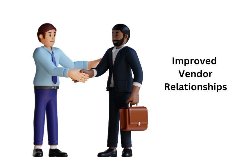 Two SME vendors having a hand shake